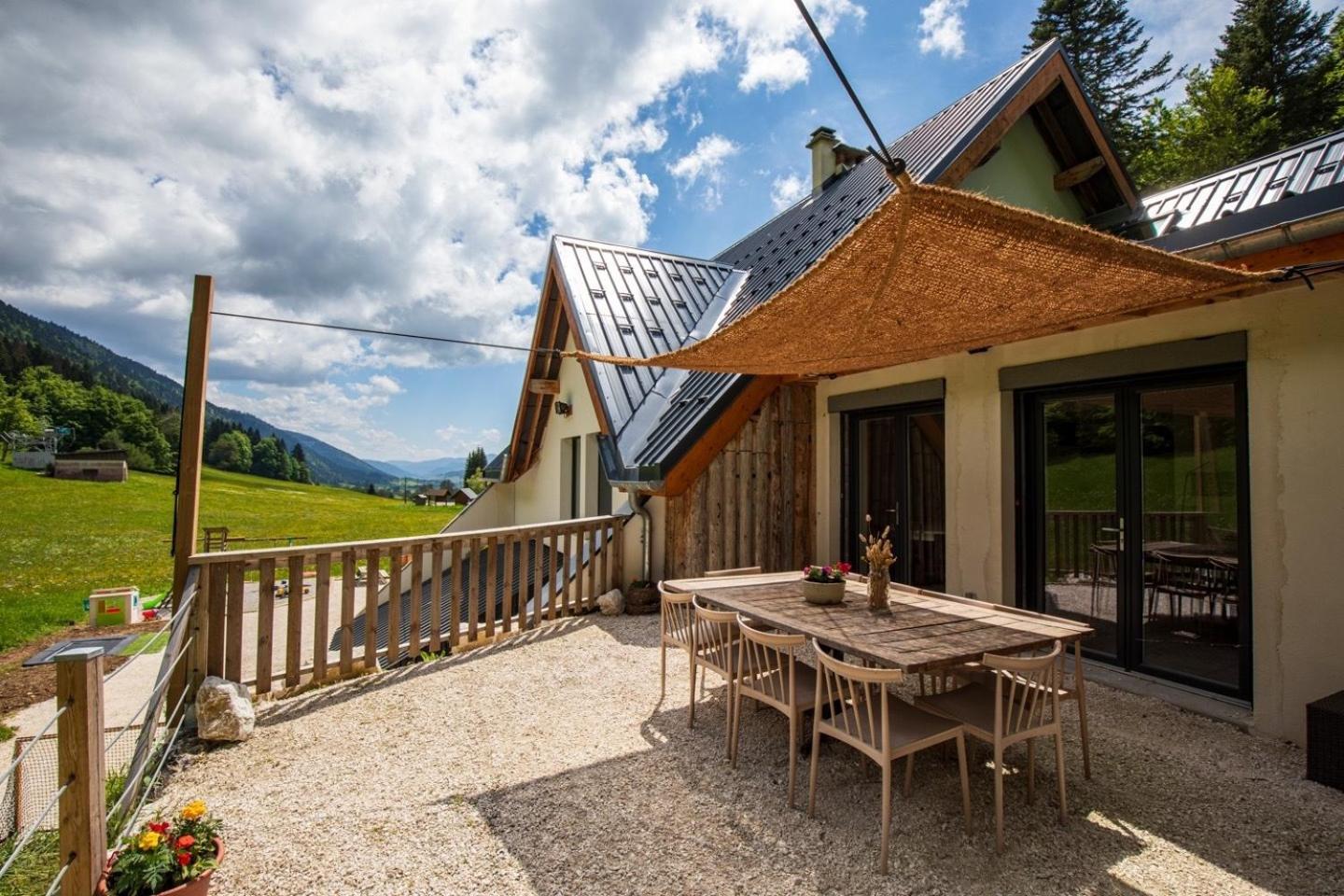 Gîte La Résilience, sur la piste de ski d'Autrans Chambre photo