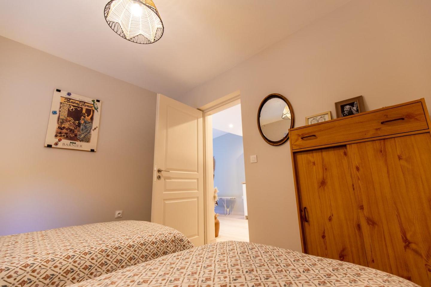 Gîte La Résilience, sur la piste de ski d'Autrans Chambre photo
